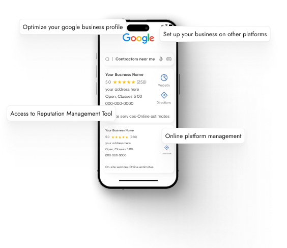 water damage near me SEO infographic showing map pack rankings, local SEO signals, Google Business Profile optimization, and emergency call conversion strategy